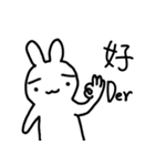 Cute funny Rabbit（個別スタンプ：5）