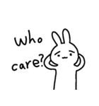 Cute funny Rabbit（個別スタンプ：32）