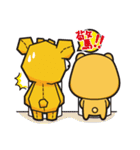 Office life of Contact Bear ＆ Munai Kuma（個別スタンプ：9）