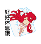 Sweet red girl（個別スタンプ：3）