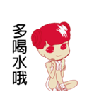 Sweet red girl（個別スタンプ：4）