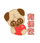 Planet dog - Pug（個別スタンプ：4）