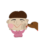Pink Tony（個別スタンプ：15）