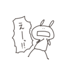 なにも考えないうさぎ（個別スタンプ：6）