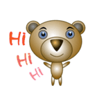 Silly brown Bear（個別スタンプ：1）