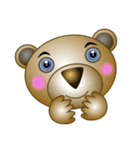 Silly brown Bear（個別スタンプ：5）