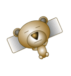 Silly brown Bear（個別スタンプ：9）