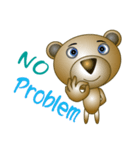 Silly brown Bear（個別スタンプ：16）