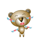 Silly brown Bear（個別スタンプ：17）