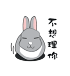 Gray rabbit Mei Mei（個別スタンプ：23）