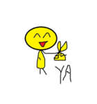 yellow yellow people（個別スタンプ：37）