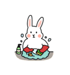 Lovely Rabbit Tomy's Daily Life（個別スタンプ：8）