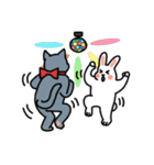 Lovely Rabbit Tomy's Daily Life（個別スタンプ：35）