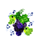 葡萄と可愛い小人たち（個別スタンプ：14）