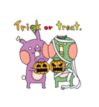 Toby＆ Pudding Kappa - Happy Halloween（個別スタンプ：8）