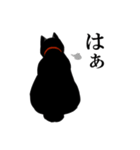 淡泊きまぐれな黒猫（個別スタンプ：11）