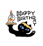 くろねこ フラちゃん（個別スタンプ：32）