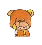 パッチクマと彼の友人のポポ（個別スタンプ：6）