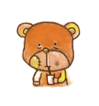 パッチクマと彼の友人のポポ（個別スタンプ：7）