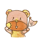 パッチクマと彼の友人のポポ（個別スタンプ：13）