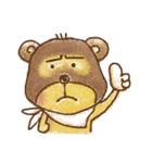 パッチクマと彼の友人のポポ（個別スタンプ：34）