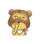 パッチクマと彼の友人のポポ（個別スタンプ：36）