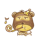 パッチクマと彼の友人のポポ（個別スタンプ：38）