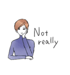 Fashionable girl sticker2（個別スタンプ：6）