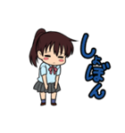 元気な女の子スタンプ（個別スタンプ：2）