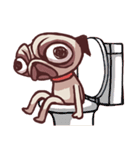 Creepy Pug（個別スタンプ：40）