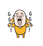 A bald headed person（個別スタンプ：27）