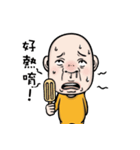 A bald headed person（個別スタンプ：32）