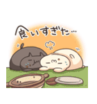 うさぎのしろとねこのくろ ぱーと5冬！（個別スタンプ：26）