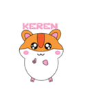 Hammy the cute hamster（個別スタンプ：8）