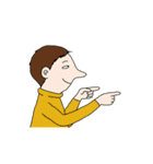 drama kings and queens 2: hand gestures（個別スタンプ：14）