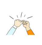 drama kings and queens 2: hand gestures（個別スタンプ：36）