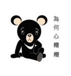 Taiwan treasure treasure black bear（個別スタンプ：31）