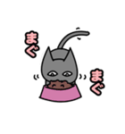 Tsundere Gray Cat（個別スタンプ：18）