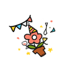 Busy flower NIDO（個別スタンプ：32）