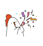 新年ルースター(New Year Rooster)（個別スタンプ：7）