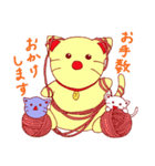 働く3匹のねこ（個別スタンプ：10）