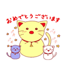 働く3匹のねこ（個別スタンプ：11）