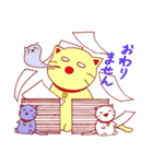 働く3匹のねこ（個別スタンプ：15）