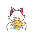 オオカミとウサギ（個別スタンプ：24）