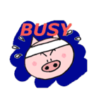 FUNNY BIG HEAD PIG 2（個別スタンプ：8）