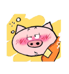 FUNNY BIG HEAD PIG 2（個別スタンプ：34）