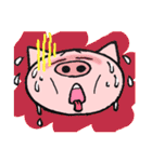 FUNNY BIG HEAD PIG 2（個別スタンプ：37）