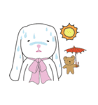 White rabbit and small Lu（個別スタンプ：8）