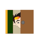 The cool man always silent.（個別スタンプ：28）