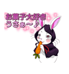 ラブリーハロウィン〜Cute Rabbit Animals（個別スタンプ：8）